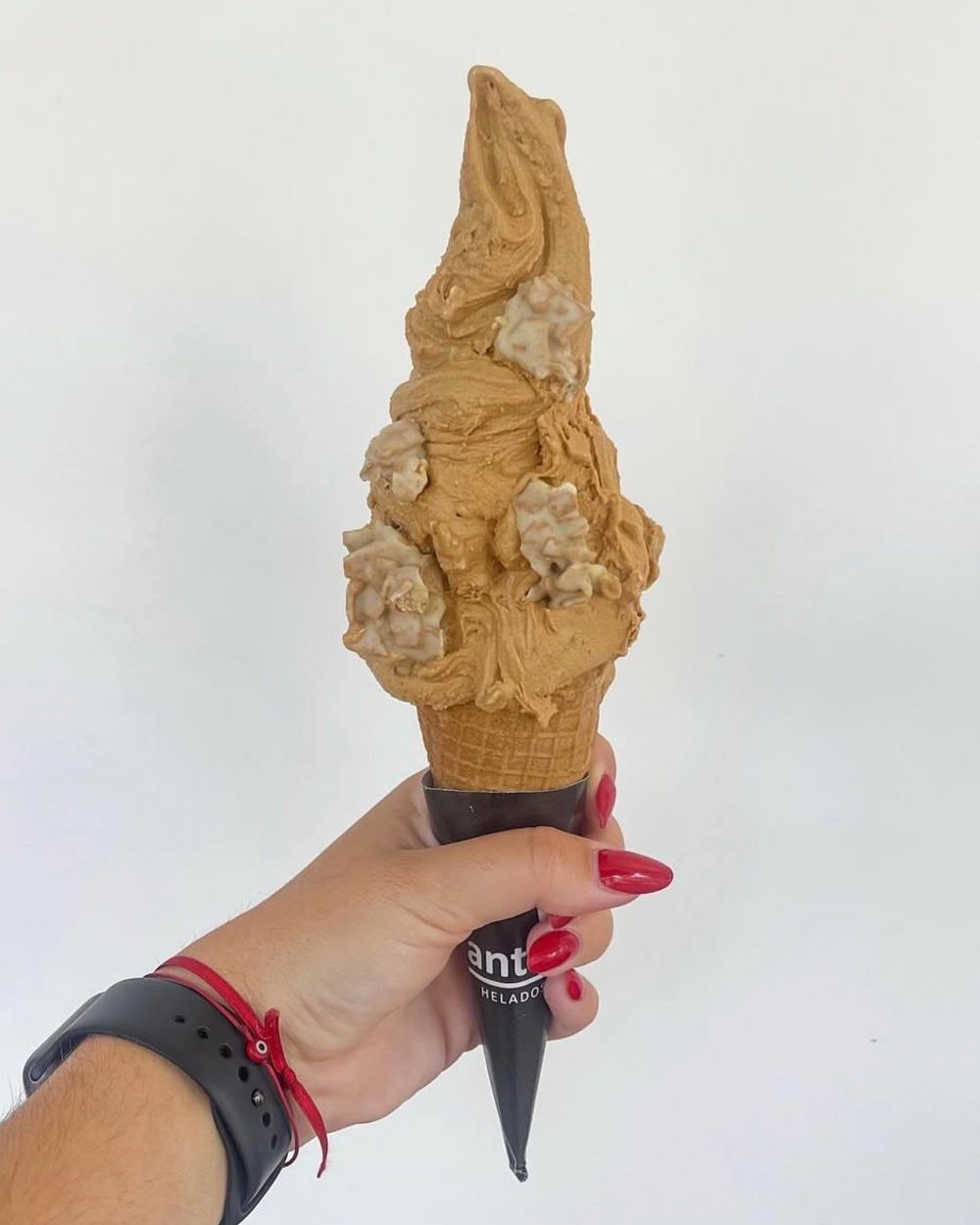 Cono personalizado de la heladería Antonio